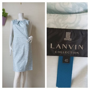 Authentic LANVIN Collection Dress Luxury Designer 40