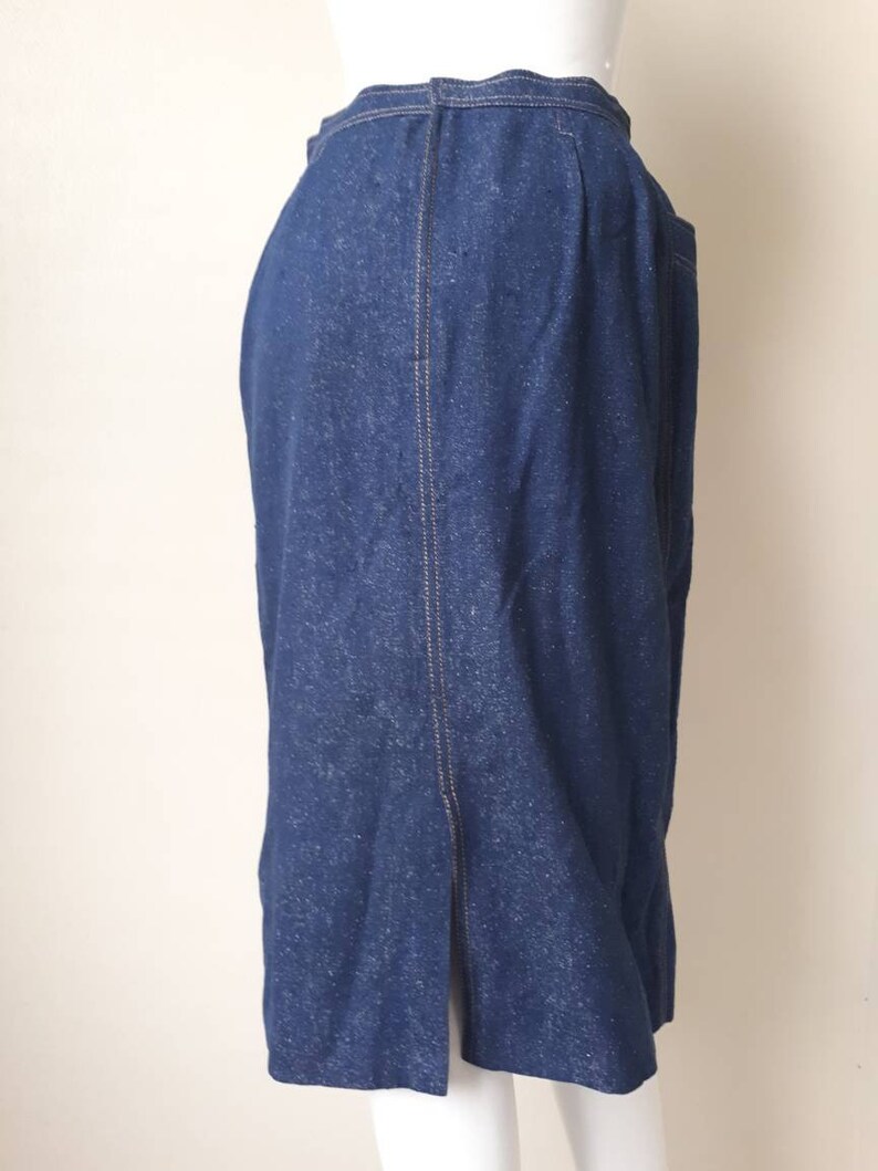 Leonard Skirt Leonard Fashion Paris Jeans Women Skirt Vintage Leonard Denim Skirt Waist 28