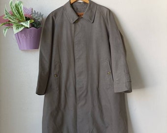 Vintage BURBERRYSTan Trench Coat / Tamaño L Trench Coat