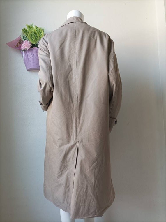 Vintage Valentino Amedeo Tan Trench Coat /   Size… - image 9