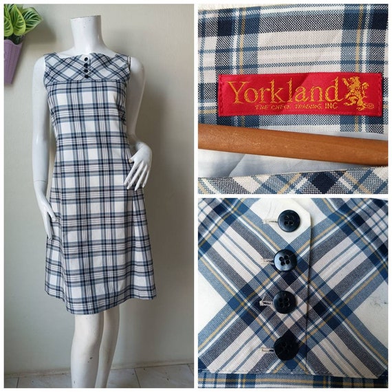 Yorkland Dress Tartan Fashion Japanese Brand Fashion Size
