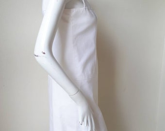 Vintage Courreges White Cotton Dress Size 40 Medium - Etsy