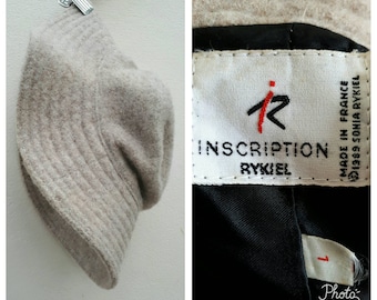Vintage 1980s Sonia Rykiel Wool Hat Size 1