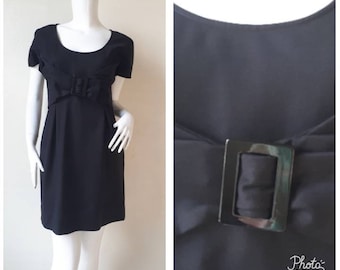 Chloe Black Dress Size I 42, USA   6, F 38, GB 10, D 38