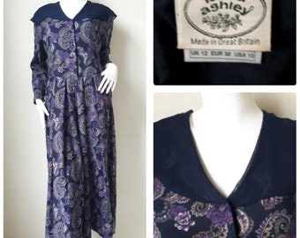 Sukienka Laura Ashley z lat 80. w stylu vintage// Sukienka letnia/ Sukienka kwiatowa Rozmiar UK 12