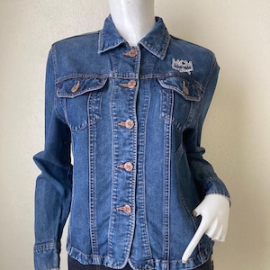 MCM Legre Women&#39;s Denim Cotton Jacket Authentic Medium Jpn