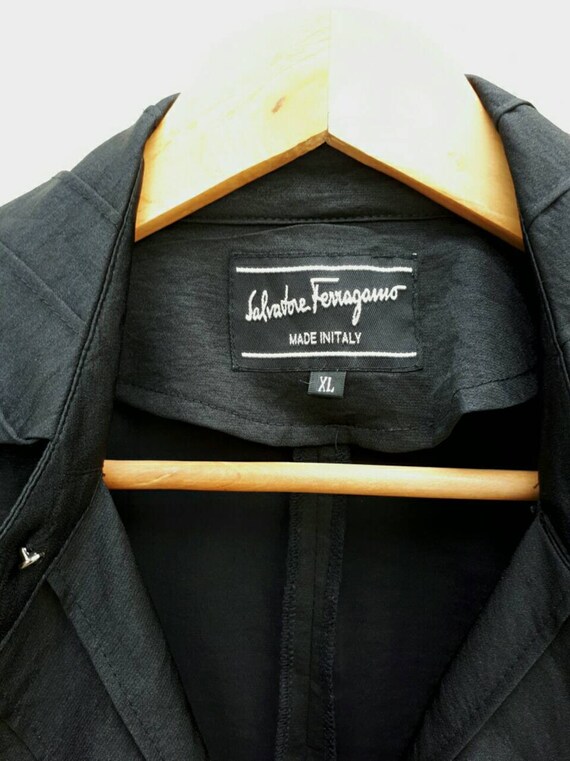 Vintage SALVATORE FERRAGAMO Button Jacket Blazer Made in Italy - Etsy