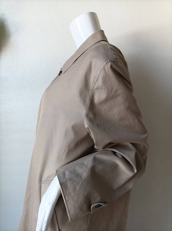 Vintage Valentino Amedeo Tan Trench Coat /   Size… - image 10