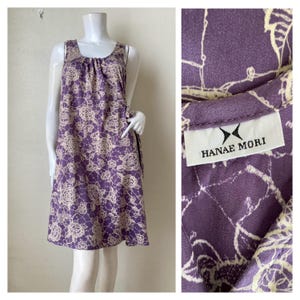 1990s Hanae Mori floral Maxi  Dress Free Size