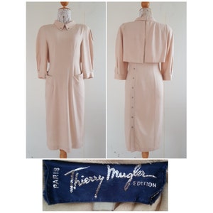 1960s Vintage Thierry Mugler Edition dress /  Small size.
