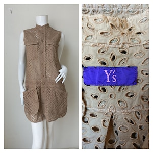 Y&#39;s for living by Yohji Yamamoto Lace Dress Size 1 Small