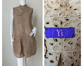 Y's for living by Yohji Yamamoto kanten jurk maat 1 klein