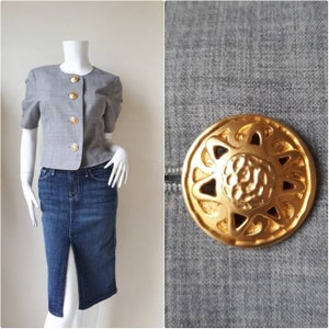 Vintage 70s Cotton blouse / Size M