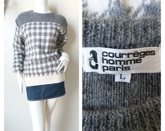Suéter Courreges -Mujer - Raro - 1960's Talla L