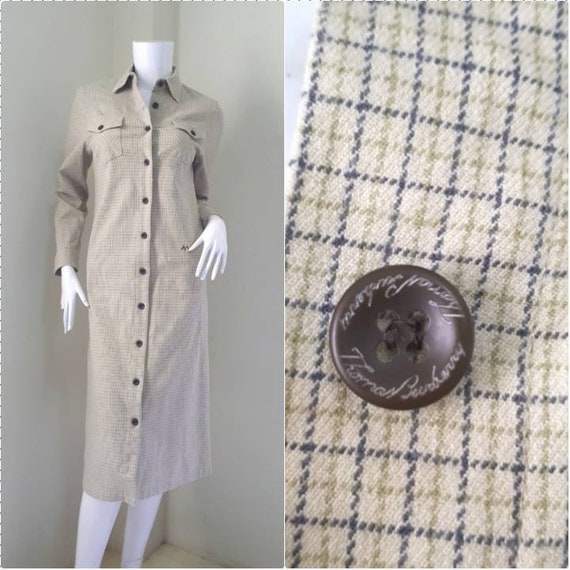 vintage burberry dress
