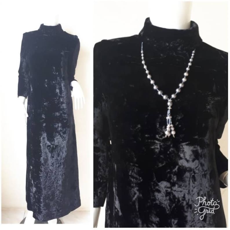 black velvet maxi