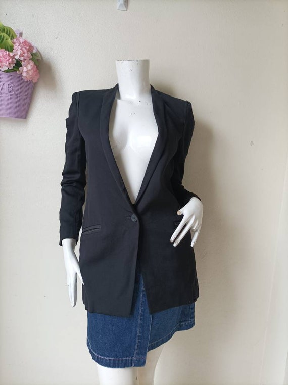 Helmut lang black clearance blazer