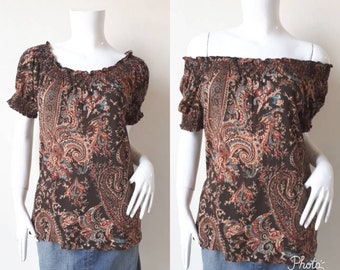 Ralph Lauren Women Cotton Blouse Size M