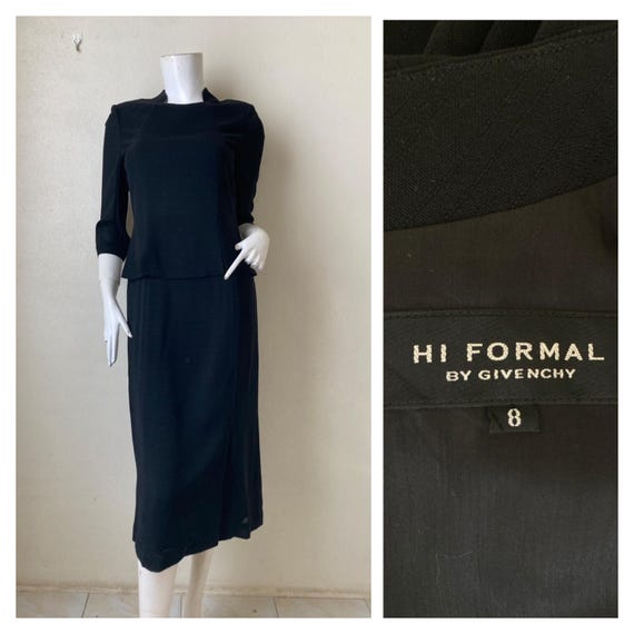 ジバンシー 東京ソワール ワンピース HI formal by GIVENCHY GIVENCHY - 【美品】ジバンシー 東京ソワール ブラック