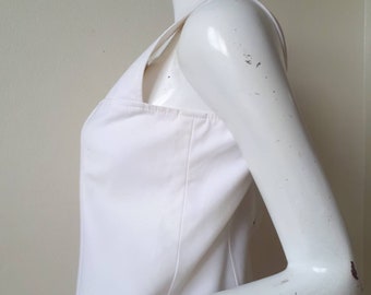Vintage Courreges White Cotton Dress Size 40 Medium - Etsy