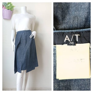 ATSURO TAYAMA Denim skirt / Size M waist 24&quot;