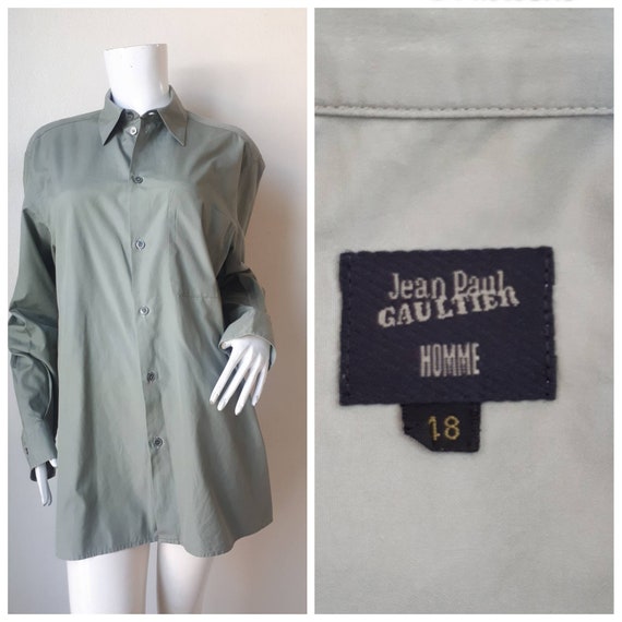 Vintage Jean Paul Gaultier FEMME Long Top / Shirt Dress Size