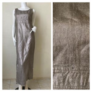 Vintage TABASA PARIS Leinenkleid // Größe 36 S