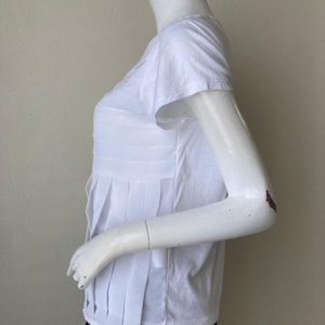 courrèges vintage Chemisier blanc Taille 38 image 7