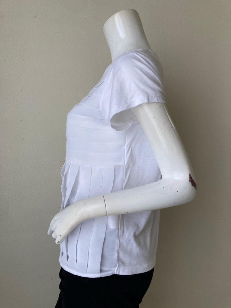 courrèges vintage Chemisier blanc Taille 38 image 7