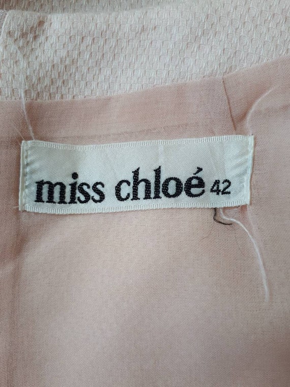 ランキング2025 Vintage Etsy - Medium 42 Size Dress Cotton Chloe Miss スーツ・フォーマル・ドレス