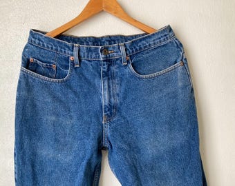 Vintage 90s Polo Ralph Lauren Jeans Co Blue Cotton Denim High