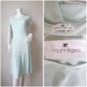 Vintage Courreges Maxi Dress Size 9AR will fit Medium NWT