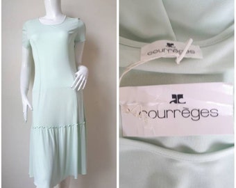 Vintage Courreges Maxi Dress Size 9AR will fit Medium NWT