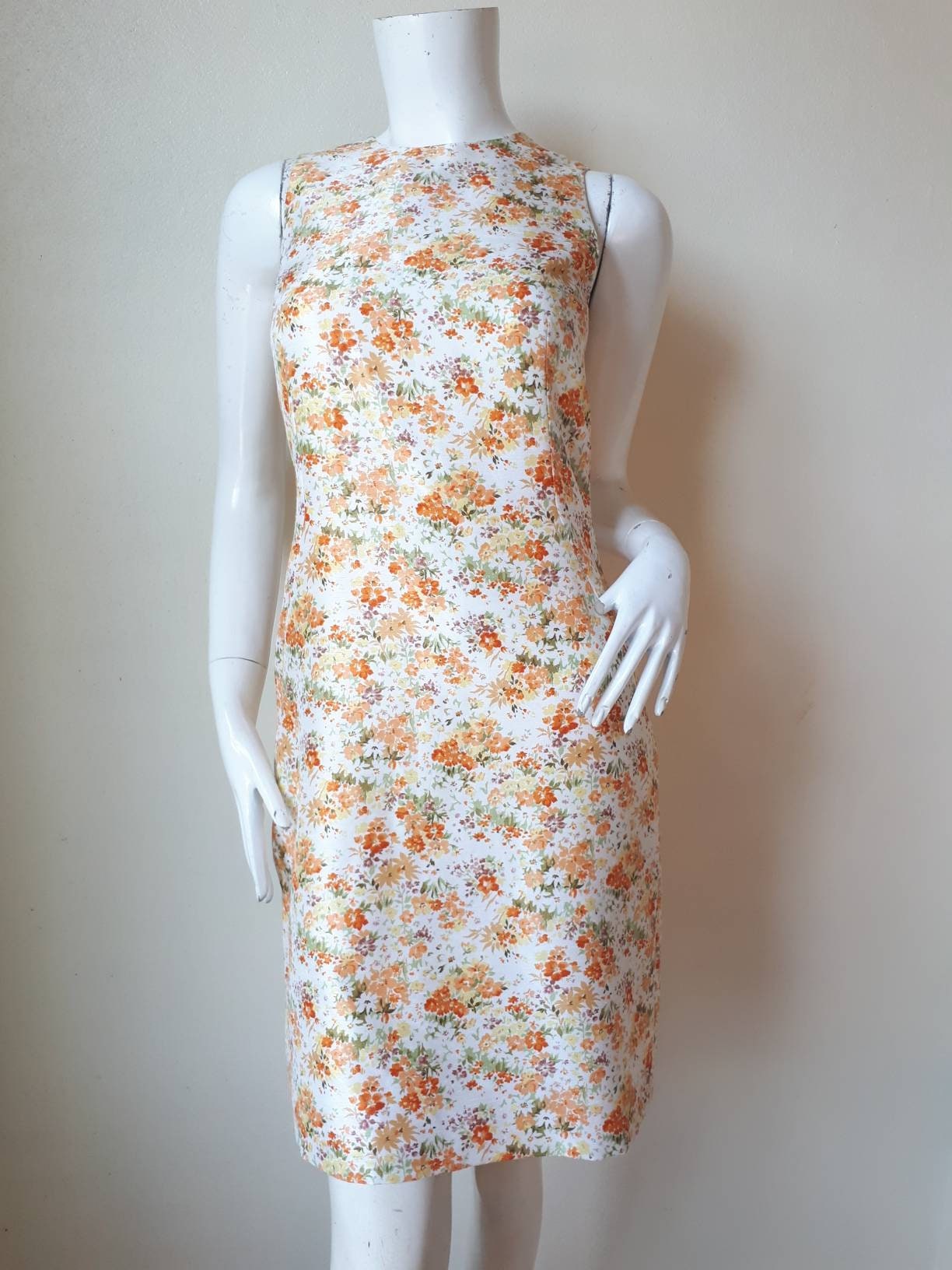 HARTFORD SleevelessTunic Dress / Silk dress Size 38 Small | Etsy
