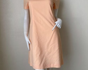 Vintage Courreges Cotton  Mini Dress Size 9 will fit S-M