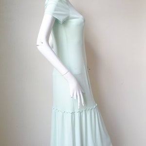 Vintage Courreges maxiklänning storlek 9AR passar medium NWT bild 5