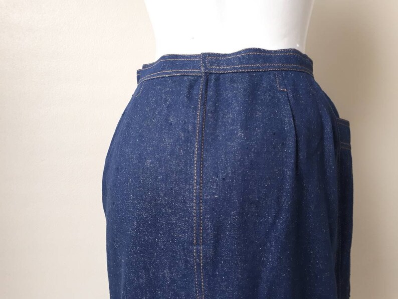 Leonard Skirt Leonard Fashion Paris Jeans Women Skirt Vintage Leonard Denim Skirt Waist 28