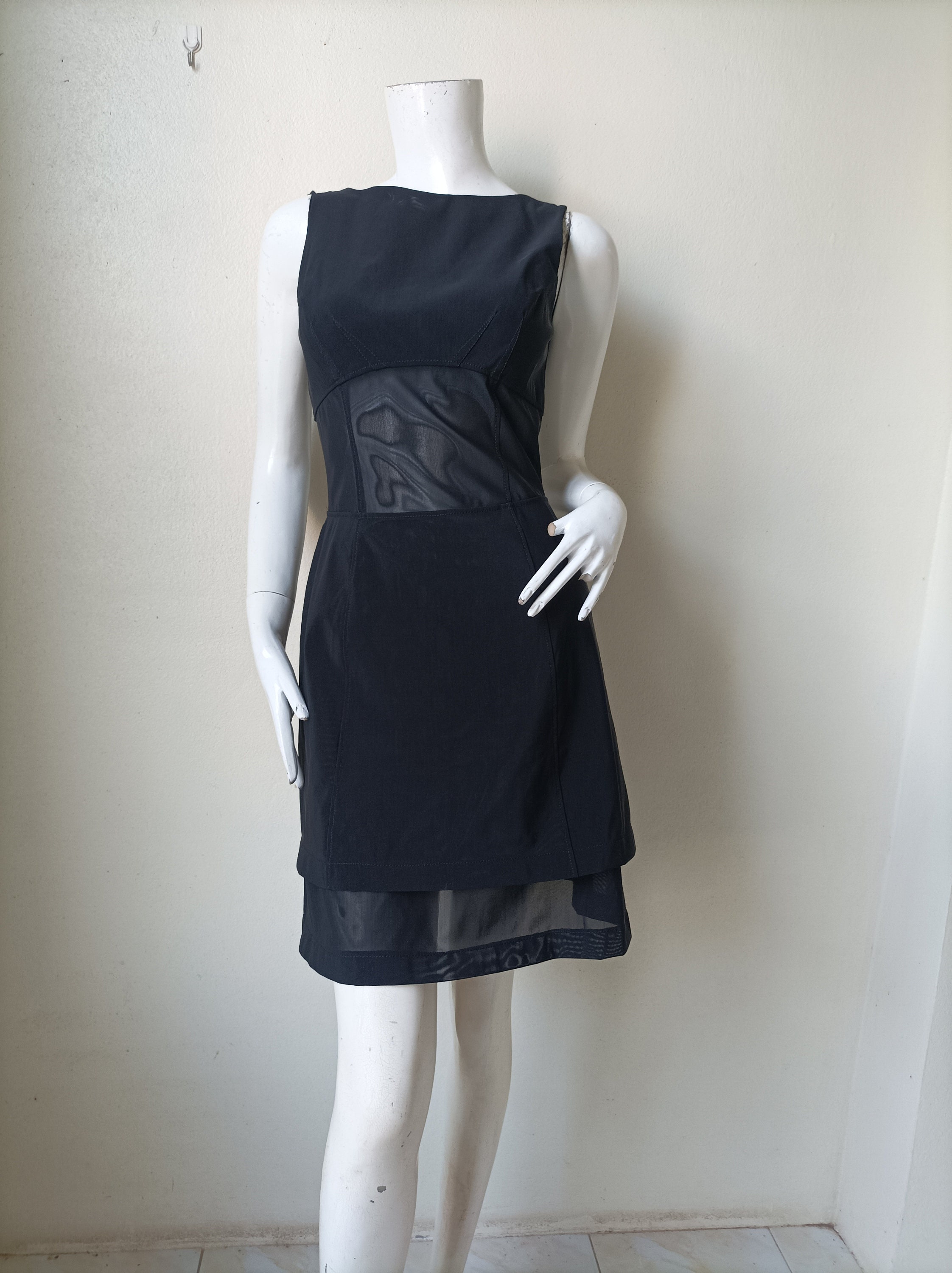 経典 See Black Dress, Frani Paola PF Through US 8, GB Size Dress ワンピース
