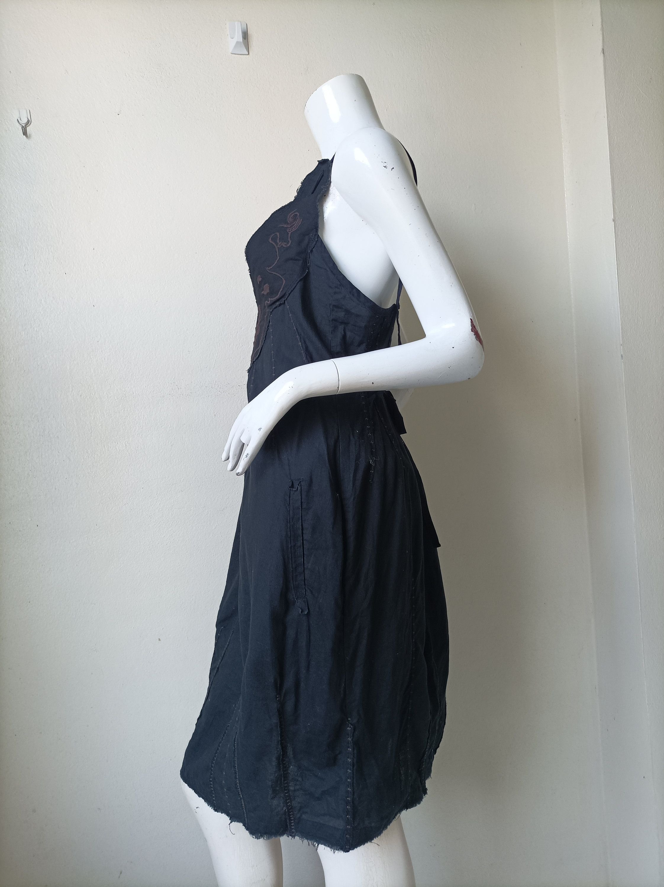 Robe évasée Asymétrique Marithé Et François Girbaud - Imprimé Floral Géométrique Violet/bleu/rouge, Taille 42