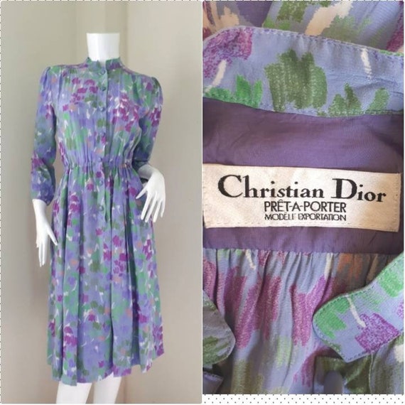 dior floral dress