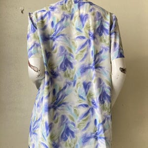 Vintage Courreges-blus med tryck, storlek 9AR, Japan bild 6
