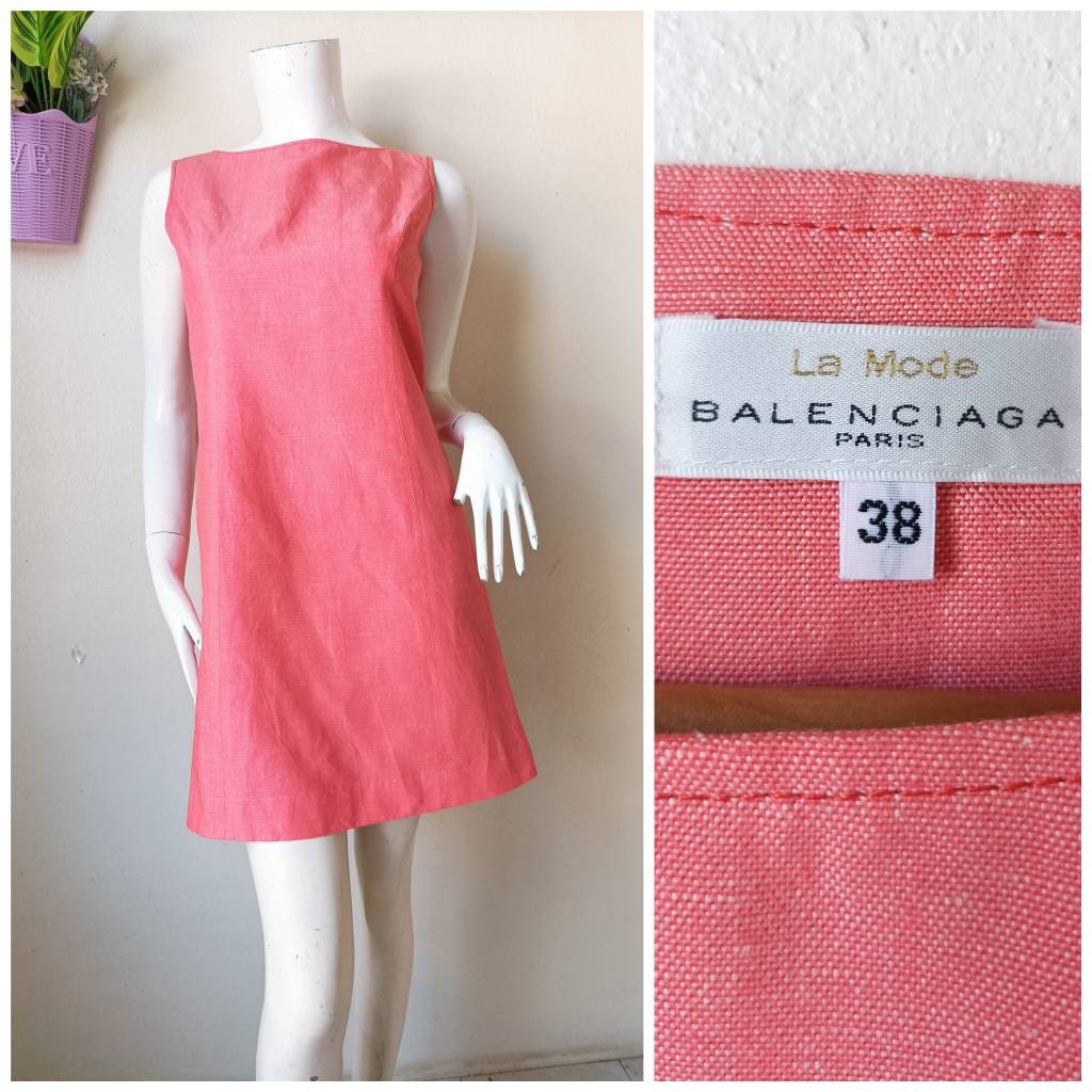 ワンピース Balenciaga STILE CAMICIA MINI' DRESS 32857385-1_2.jpg