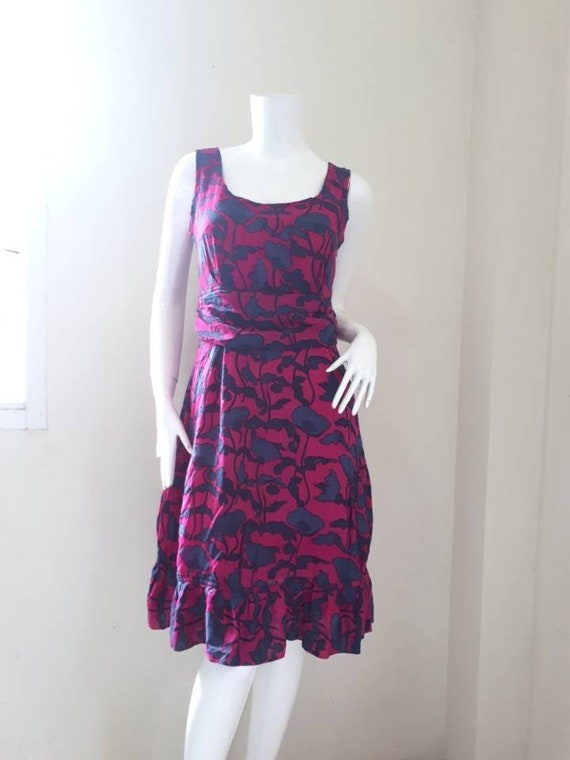 Marc Jacobs, Vintage Casual Dress, 1990s Dress, Marc Jacobs, Floral Dress Size 2