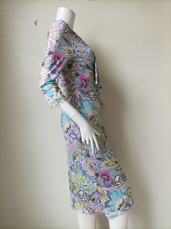 Vintage ETRO Jersey Dress ~Made in Italy Designer… - image 4