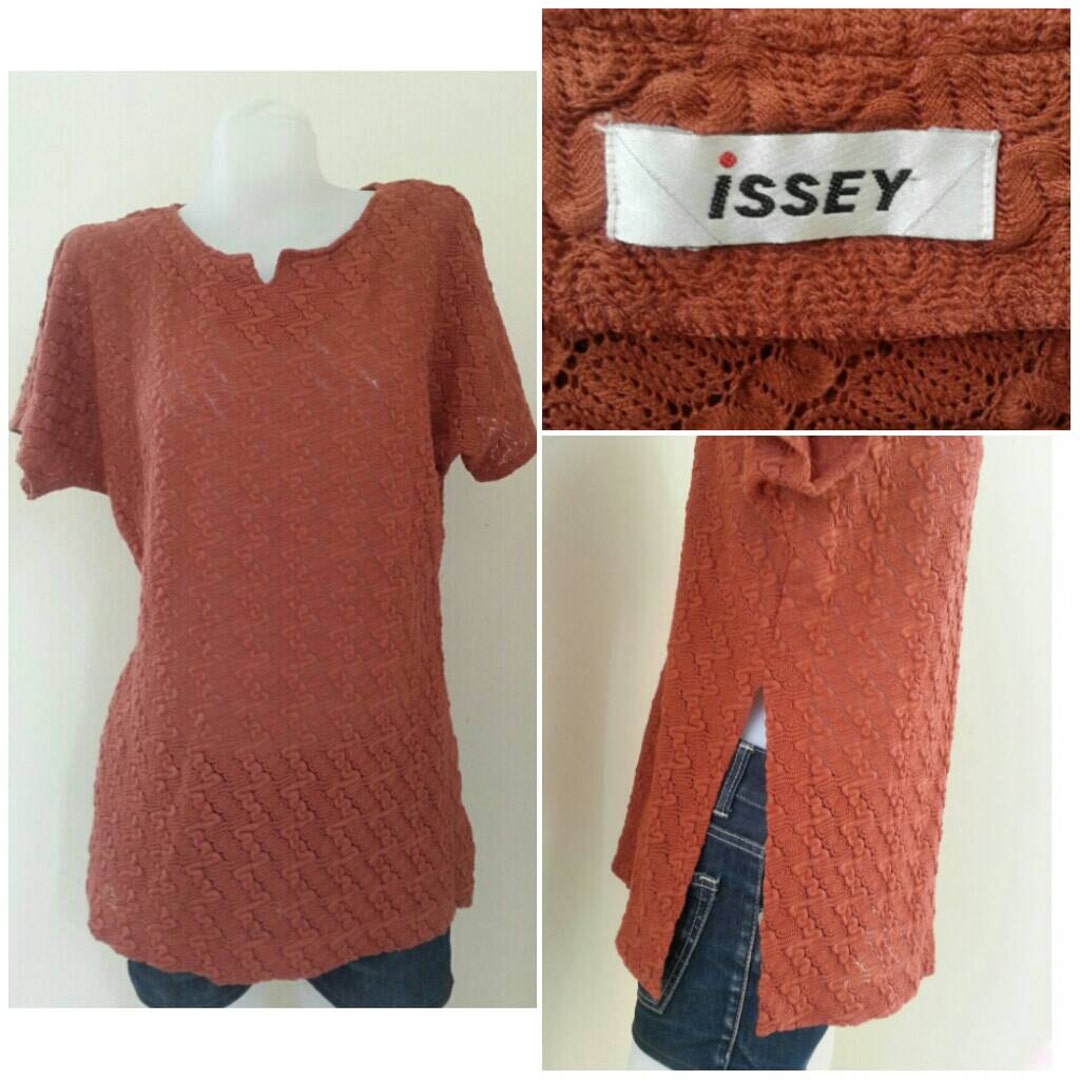 ISSEY Used Designer Clothes / Knit Top Free Size Etsy