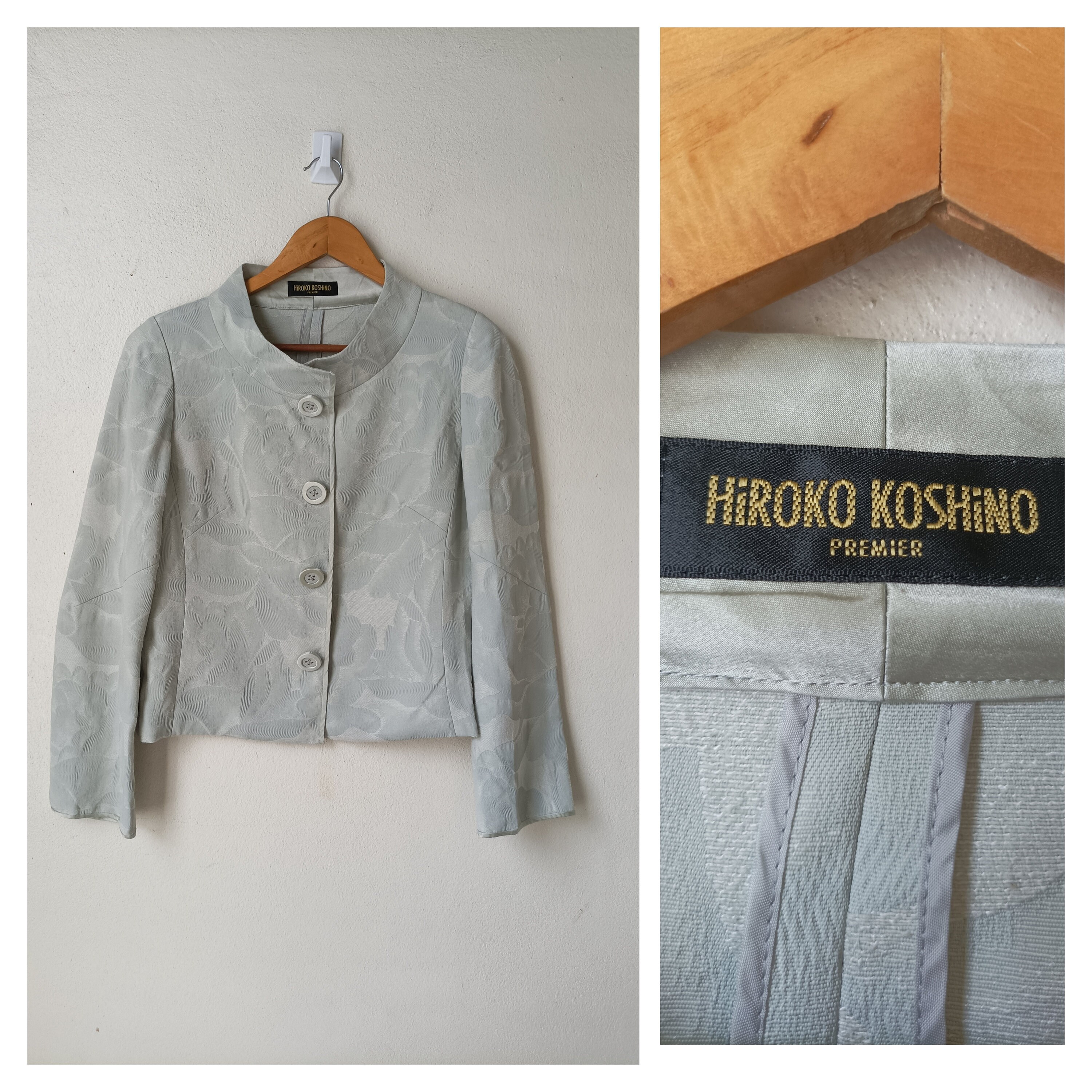90s Hiroko Koshino 変形 ノーカラージャケット archive Hiroko Koshino Jacket - Etsy