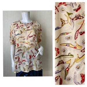 Vintage Celine Silk Blouse - Etsy