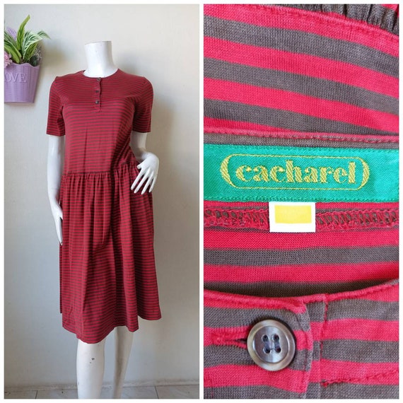 Cacharel, Vintage Cacharel Cotton Dress Size S