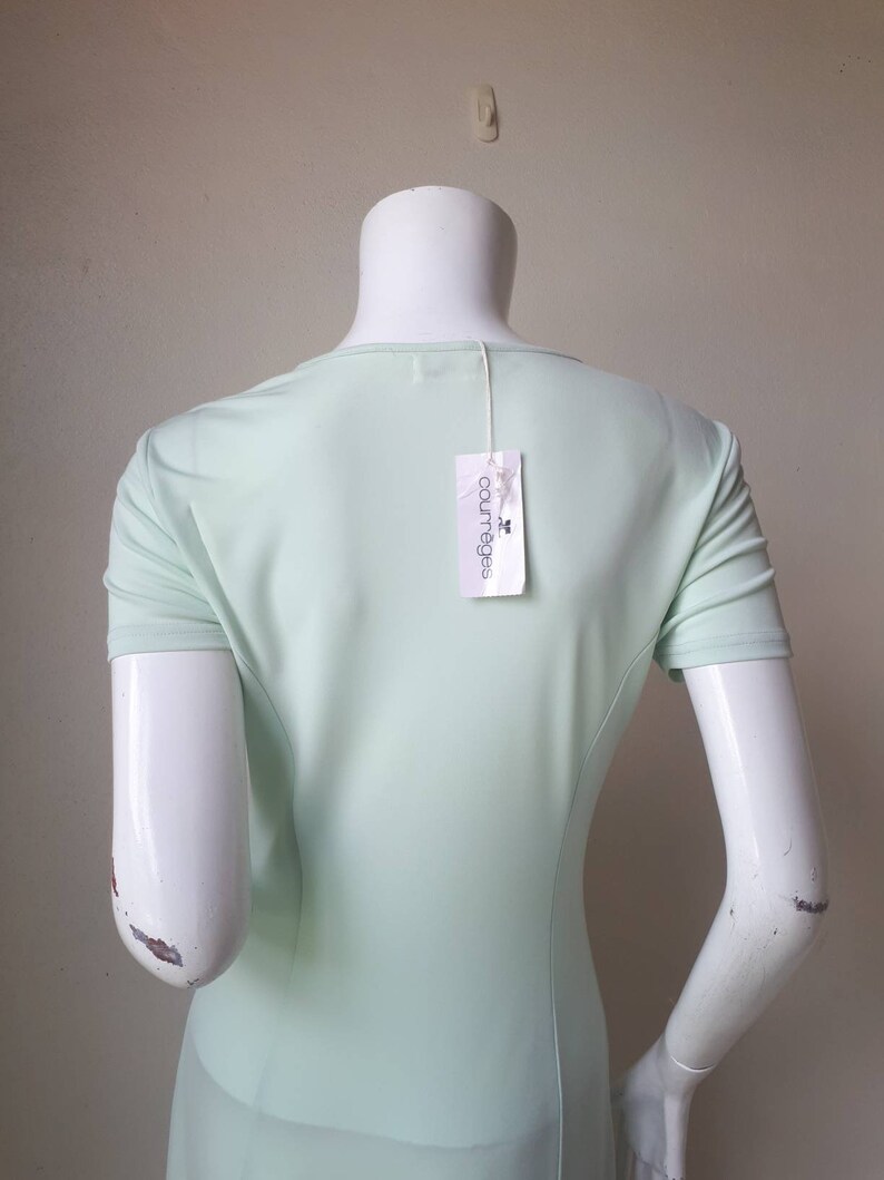 Vintage Courreges maxiklänning storlek 9AR passar medium NWT bild 7