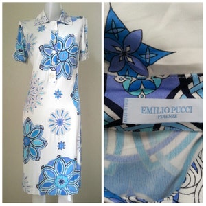 Abito vintage Emilio Pucci taglia US 6 Mai indossato.